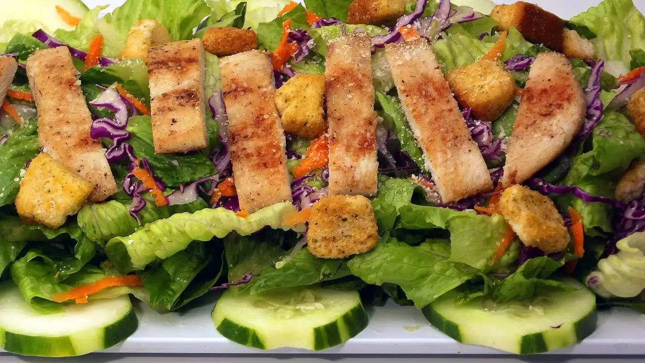 Receitas saborosas de salada de frango para o verão